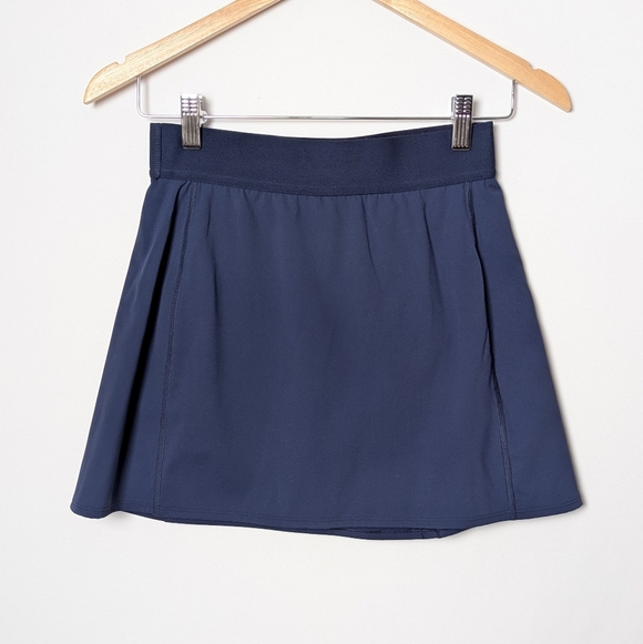 TNA PowerSculpt Court Micro Skirt Skort Blue S Aritzia - Picture 2 of 10